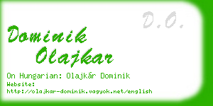 dominik olajkar business card